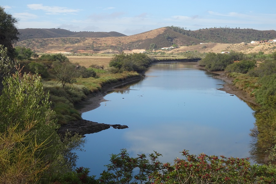 Delta van de rivieren Boina en Arade. Veel natuurschoon en fauna bij Silves.